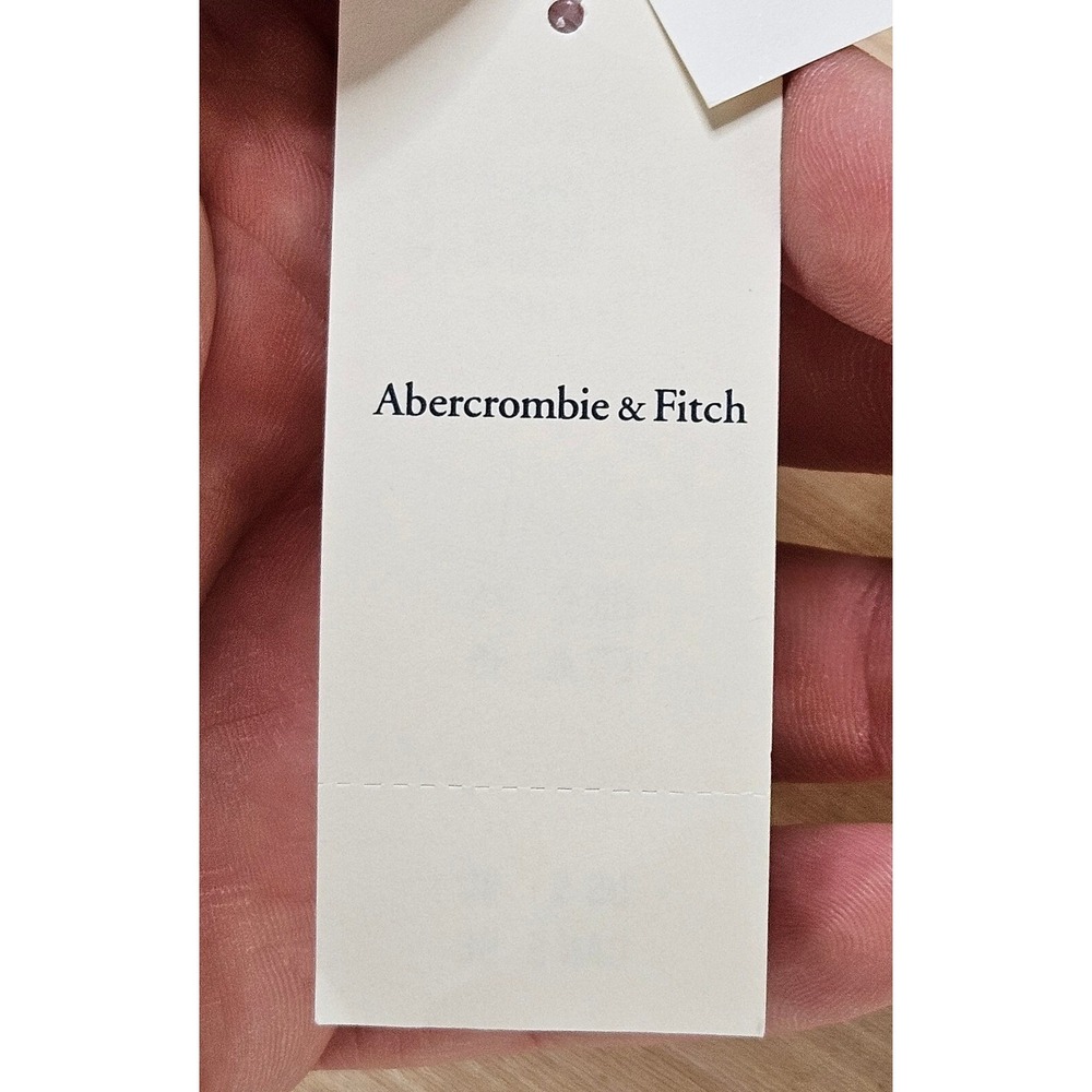 Abercrombie & Fitch The 90s Relaxed Jeans Women 37L Cream Curve Love High Rise - Picture 14 of 16